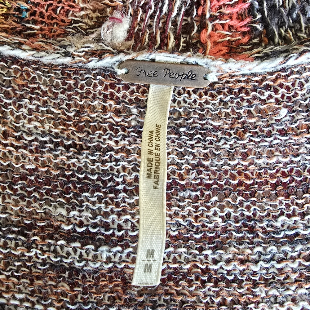 Free People Cardigan Sz M - Picture 7 of 8
